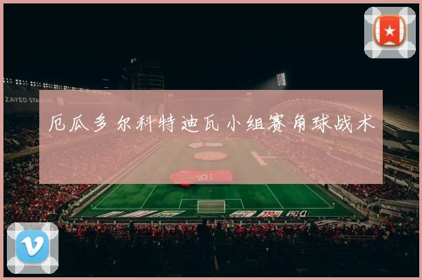 厄瓜多尔科特迪瓦小组赛角球战术