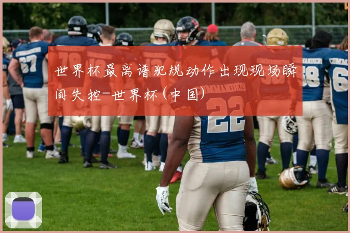 世界杯最离谱犯规动作出现现场瞬间失控-世界杯(中国)